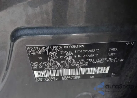 2018 Toyota Rav4 Xle z USA, uszkodzony, nr VIN JTMWFREV1JJ732411